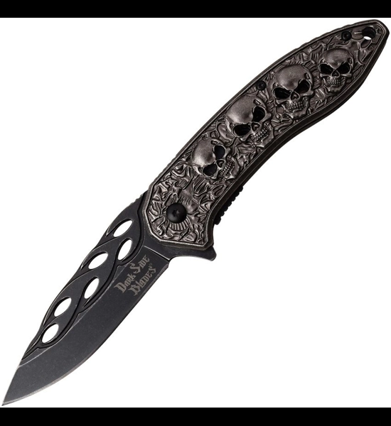 Dark Side Skull Linerlock Knife