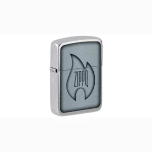 Flame Logo 1941 Replica Brushed Chrome Zippo Lighter