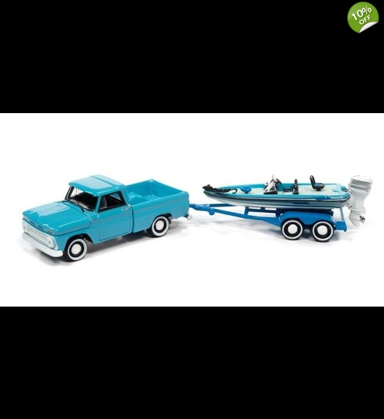 J.L. '65 Chevy Stepside W/Boat & Trailer