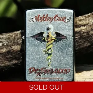 Rare Motley Crue Dr. Feelgood Zippo Lighter