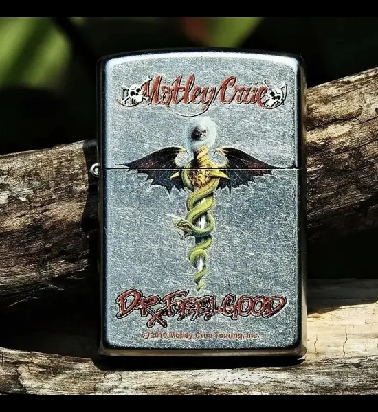 Rare Motley Crue Dr. Feelgood Zippo Lighter