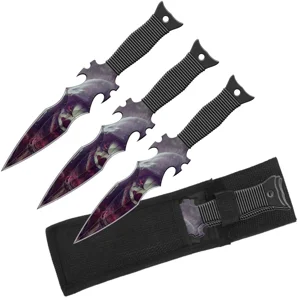 Pennywise Clown 3 PC Throwing Knife Set