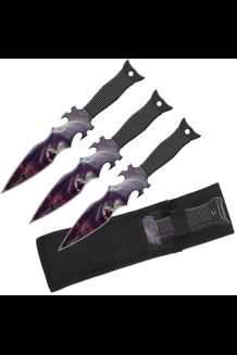 Pennywise Clown 3 PC Throwing Knife Set