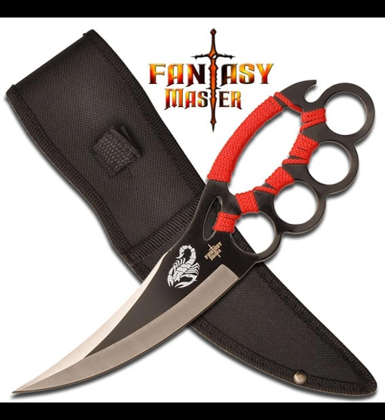 Ninja Knuckle Fighter Scorpion Knife