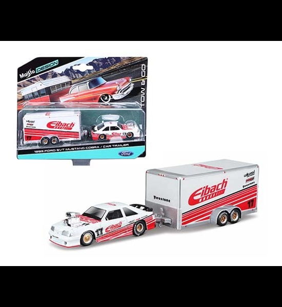 Tow & Go '93 Ford SVT Mustang Cobra W/Car Trailer