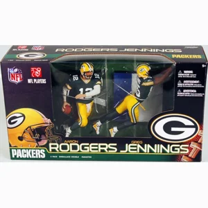McFarlane Packers Rodgers & Jennings 2-Pack Figure Set