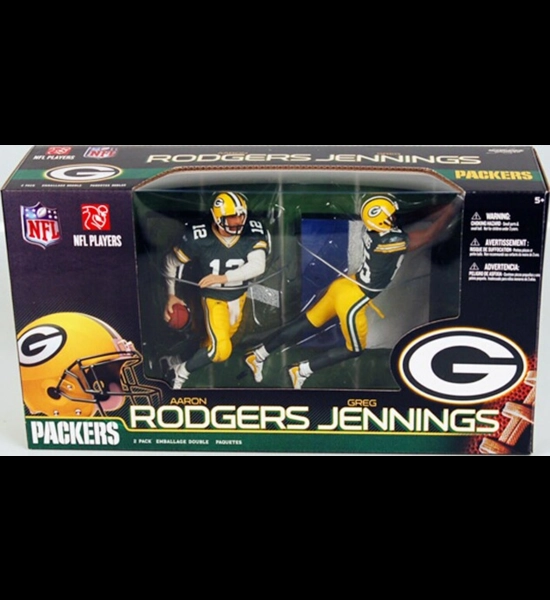 McFarlane Packers Rodgers & Jennings 2-Pack Figure Set