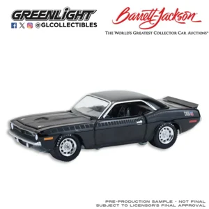 Greenlight Barrett-Jackson 1970 Plymouth Cuda AAR 1/64 Diecast