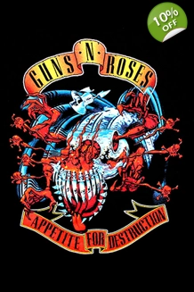 Guns N Roses - Appetite For Destruction T-Shirt