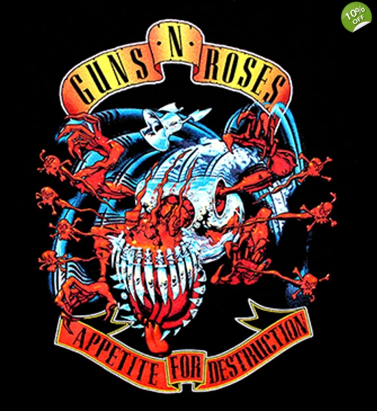 Guns N Roses - Appetite For Destruction T-Shirt