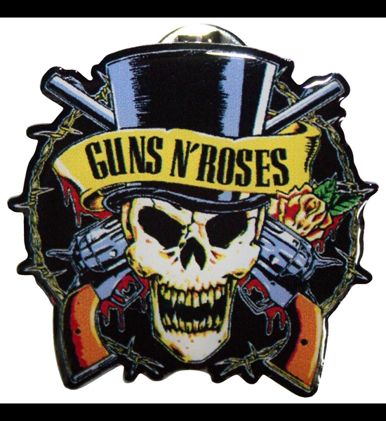 Guns N Roses - Top Hat Pin Badge