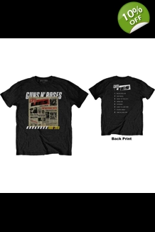 Guns N Roses - Lies Track List T-Shirt