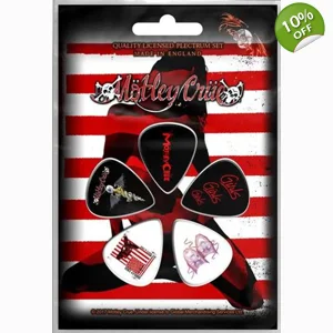 Motley Crue 5 PC Guitar Pick Set