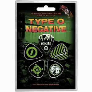 Type O Negative World Coming Down 5 PC Guitar Pick Set