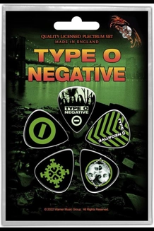 Type O Negative World Coming Down 5 PC Guitar Pick Set