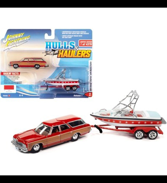 J.L. '73 Chevy Caprice W/Boat & Trailer