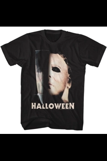Halloween - Half Mask/Half Knife T-Shirt