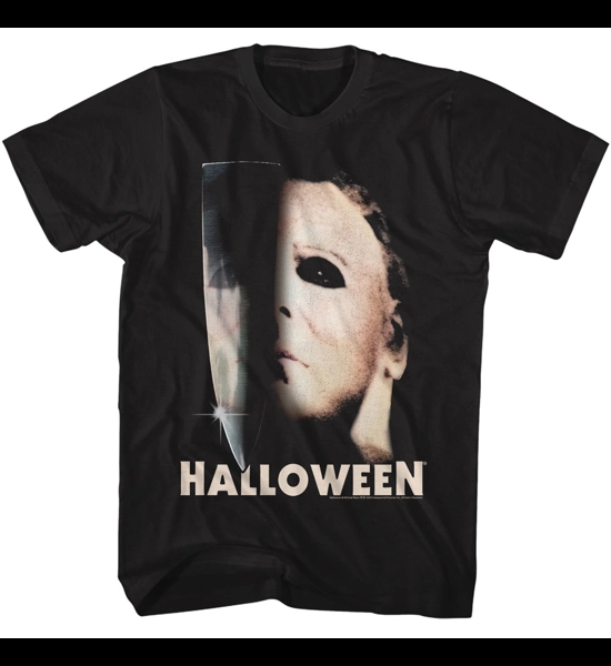 Halloween - Half Mask/Half Knife T-Shirt