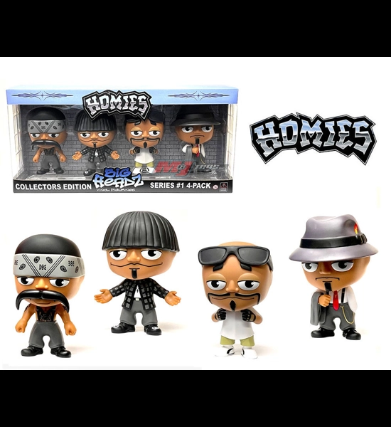 Homies Big Headz Series 1 Vinyl 4 PK