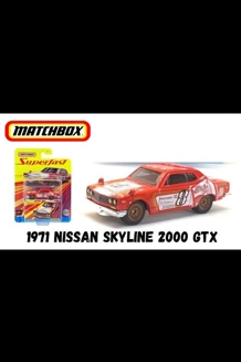 Matchbox Superfast 1971 Nissan Skyline 2000 GTX