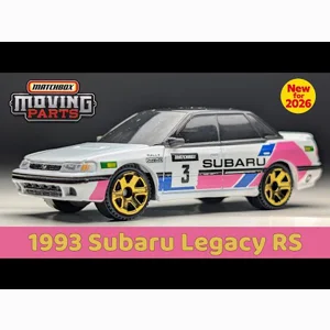 Matchbox Moving Parts 1993 Subaru Legacy RS Diecast