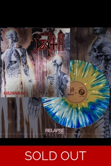 Death - Human WHT/Blue/Gold Vinyl LP