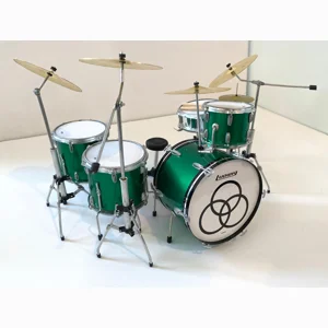 Axe Heaven John Bonham Green Sparkle Drum Kit Replica