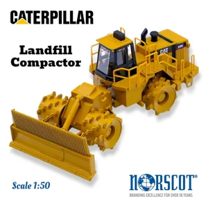 CAT 836G Landfill Compactor 1/50 Norscot Diecast