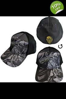 Iron Maiden - Piece Of Mind Greyscale Cap