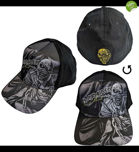 Iron Maiden - Piece Of Mind Greyscale Cap