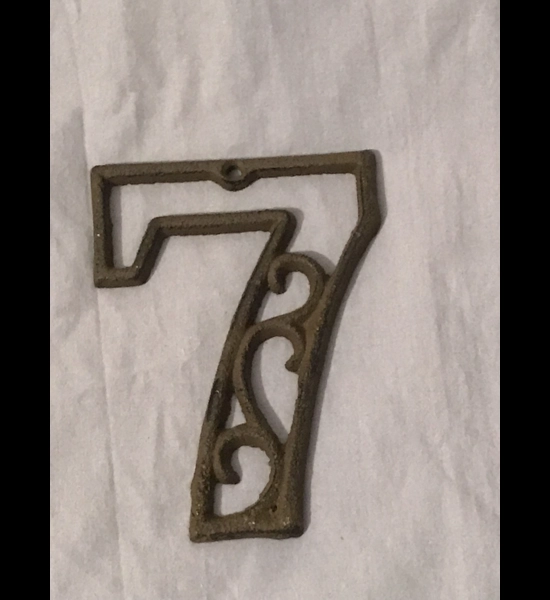 Cast Iron House Number 7