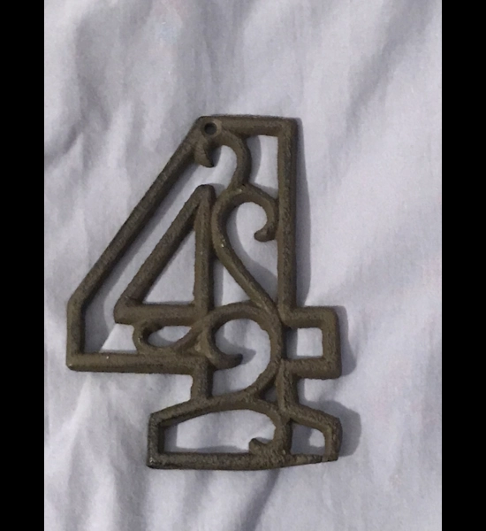 Cast Iron House Number 4