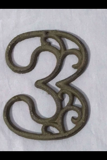 Cast Iron House Number 3