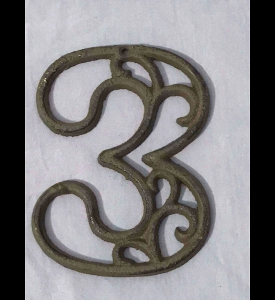 Cast Iron House Number 3