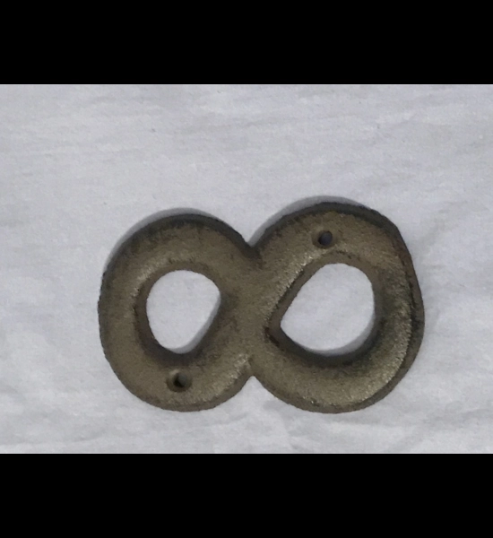 Solid Cast Iron House Number 8