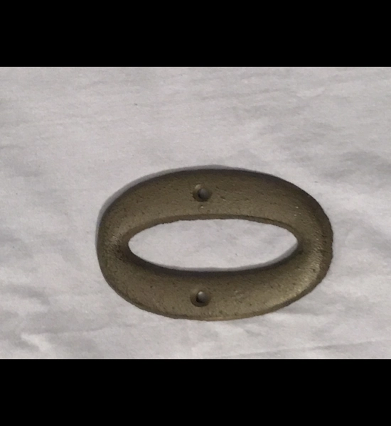 Solid Cast Iron House Number 0