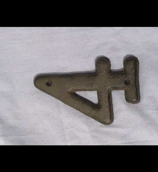 Solid Cast Iron House Number 4