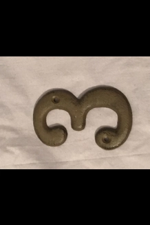 Solid Cast Iron House Number 3