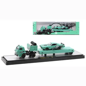 M2 1969 Dodge L600 & 1971 Dodge Charger R/T Hemi 1/64 Diecast