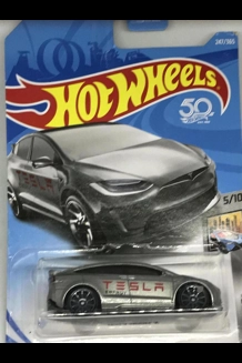 Tesla Hot Wheels Car