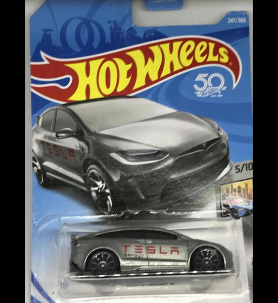 Tesla Hot Wheels Car