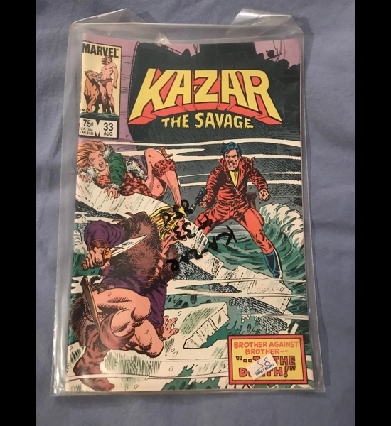 Kazar Comic Book - 1984