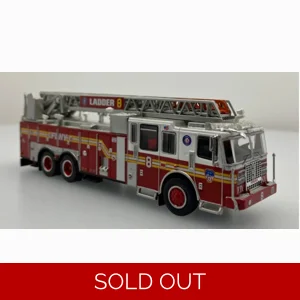 FDNY Manhattan '13 Ferrara Ladder 8 Diecast 1/87 Scale