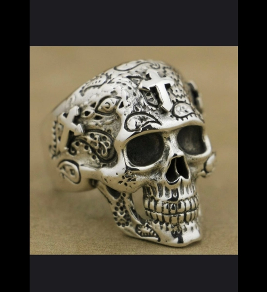 Skull/Cross Ring - SZ 11