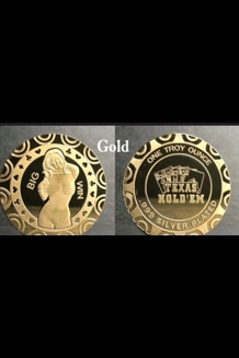 Hot Girl Texas Hold 'Em Coin