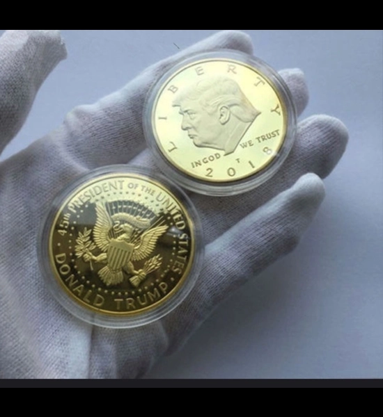 2018 Liberty Donald Trump Gold Plated Coin