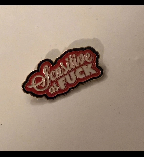 "Sensitive" Lapel Pin - LG