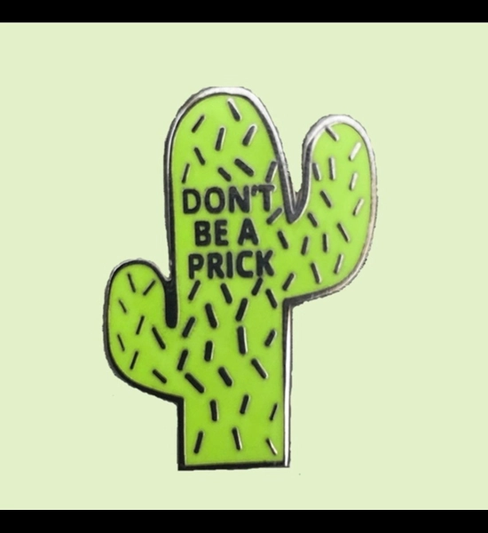 Cactus "Prick" Lapel Pin