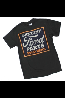 MENS GENUINE FORD PARTS SOLD HERE BLACK TEE T SHIRT