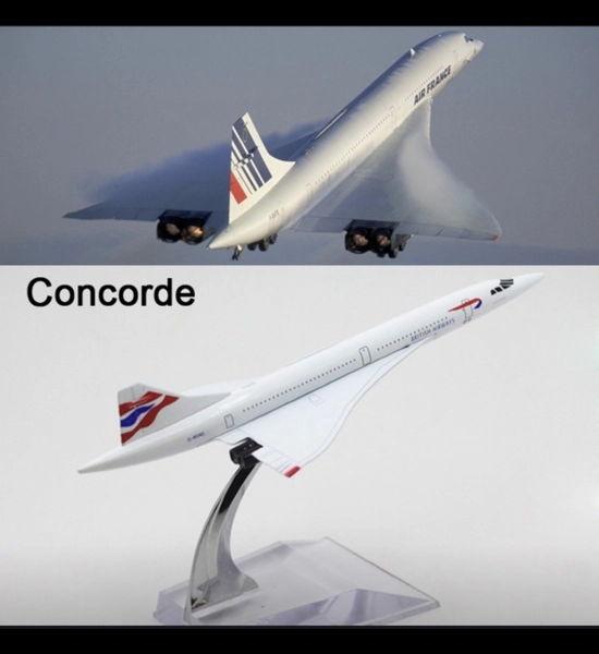 Alloy British Airways Concord Die Cast Plane